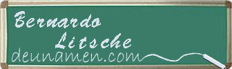Bernardo Litsche Visitenkarte